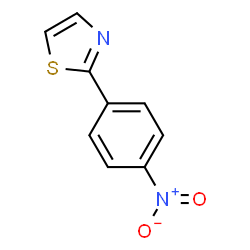ChemSpider 2D Image | 2-(4-Nitrophenyl)thiazole | C9H6N2O2S