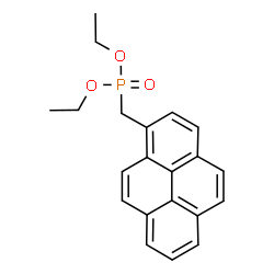 ChemSpider 2D Image | Diethyl (1-pyrenylmethyl)phosphonate | C21H21O3P