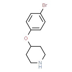 ChemSpider 2D Image | 4-(4-Bromophenoxy)piperidine | C11H14BrNO