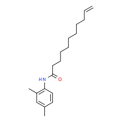 ChemSpider 2D Image | N-(2,4-Dimethylphenyl)-10-undecenamide | C19H29NO