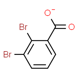 ChemSpider 2D Image | 2,3-Dibromobenzoate | C7H3Br2O2