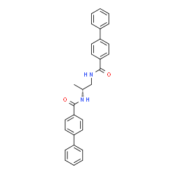 ChemSpider 2D Image | N,N'-(2R)-1,2-Propanediyldi(4-biphenylcarboxamide) | C29H26N2O2