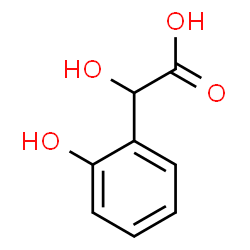 ChemSpider 2D Image | Hydroxy(2-hydroxyphenyl)acetic acid | C8H8O4