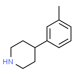 ChemSpider 2D Image | 4-(3-Methylphenyl)piperidine | C12H17N
