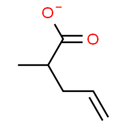 ChemSpider 2D Image | 2-Methyl-4-pentenoate | C6H9O2