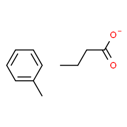 ChemSpider 2D Image | butanoate; toluene | C11H15O2