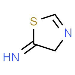 ChemSpider 2D Image | 1,3-Thiazol-5(4H)-imine | C3H4N2S
