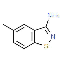 ChemSpider 2D Image | 5-Methyl-1,2-benzothiazol-3-amine | C8H8N2S