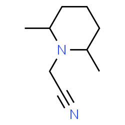 ChemSpider 2D Image | (2,6-Dimethyl-1-piperidinyl)acetonitrile | C9H16N2
