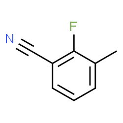 ChemSpider 2D Image | 2-Fluoro-m-tolunitrile | C8H6FN