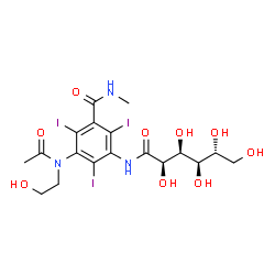 ChemSpider 2D Image | Ioglucol | C18H24I3N3O9