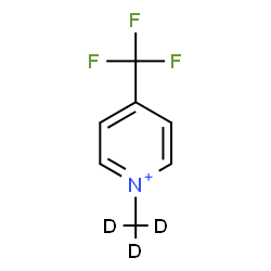 ChemSpider 2D Image | 1-(~2~H_3_)Methyl-4-(trifluoromethyl)pyridinium | C7H4D3F3N
