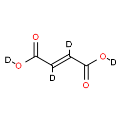 ChemSpider 2D Image | Fumaric acid-d4 | C4D4O4