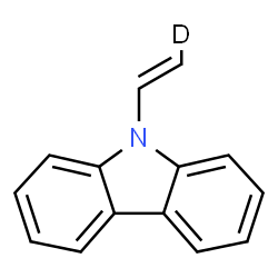 ChemSpider 2D Image | 9-[(E)-(2-~2~H_1_)Vinyl]-9H-carbazole | C14H10DN