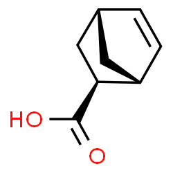 ChemSpider 2D Image | exo-5-Norbornene-2-carboxylic acid | C8H10O2