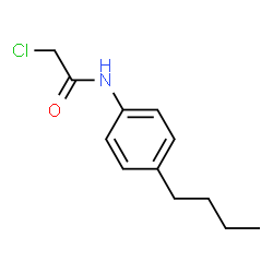 ChemSpider 2D Image | N-(4-Butylphenyl)-2-chloroacetamide | C12H16ClNO