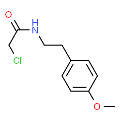 ChemSpider 2D Image | 2-Chloro-N-(4-methoxyphenethyl)acetamide | C11H14ClNO2