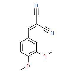 ChemSpider 2D Image | (3,4-Dimethoxybenzylidene)malononitrile | C12H10N2O2