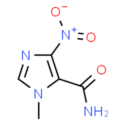 ChemSpider 2D Image | 1-Methyl-4-nitro-1H-imidazole-5-carboxamide | C5H6N4O3