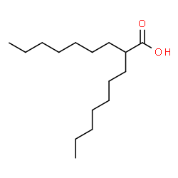 ChemSpider 2D Image | 2-Heptylnonanoic acid | C16H32O2