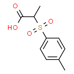 ChemSpider 2D Image | 2-[(4-Methylphenyl)sulfonyl]propanoic acid | C10H12O4S