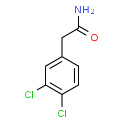 ChemSpider 2D Image | 2-(3,4-Dichlorophenyl)acetamide | C8H7Cl2NO