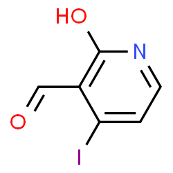 ChemSpider 2D Image | 2-Hydroxy-4-iodonicotinaldehyde | C6H4INO2