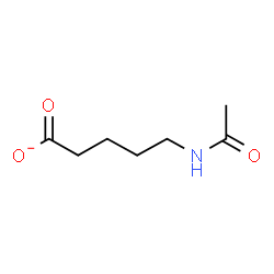 ChemSpider 2D Image | 5-Acetamidopentanoate | C7H12NO3
