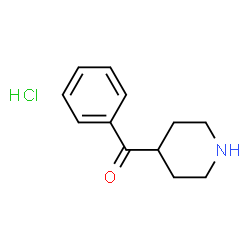 ChemSpider 2D Image | 4-Benzoyl Piperidine  HCL | C12H16ClNO