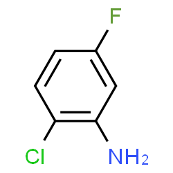 ChemSpider 2D Image | 2-Chloro-5-fluoroaniline | C6H5ClFN