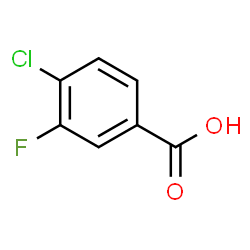 ChemSpider 2D Image | 4-Chloro-3-fluorobenzoic acid | C7H4ClFO2
