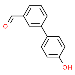 ChemSpider 2D Image | 4'-Hydroxy-3-biphenylcarbaldehyde | C13H10O2