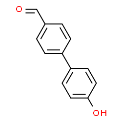 ChemSpider 2D Image | 4'-Hydroxy-4-biphenylcarbaldehyde | C13H10O2