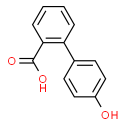 ChemSpider 2D Image | 4'-Hydroxy-2-biphenylcarboxylic acid | C13H10O3