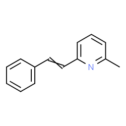 ChemSpider 2D Image | 2-Methyl-6-(2-phenylvinyl)pyridine | C14H13N