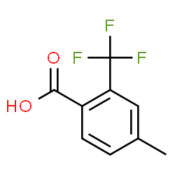 ChemSpider 2D Image | 4-Methyl-2-trifluoromethylbenzoicacid | C9H7F3O2