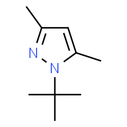 ChemSpider 2D Image | 1-tert-butyl-3,5-dimethyl-1H-pyrazole | C9H16N2
