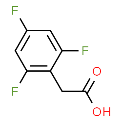 ChemSpider 2D Image | (2,4,6-Trifluorophenyl)acetic acid | C8H5F3O2