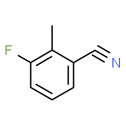 ChemSpider 2D Image | 3-Fluoro-2-methylbenzonitrile | C8H6FN