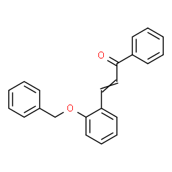 ChemSpider 2D Image | 3-[2-(Benzyloxy)phenyl]-1-phenyl-2-propen-1-one | C22H18O2