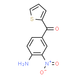ChemSpider 2D Image | (4-Amino-3-nitrophenyl)-2-thienylmethanone | C11H8N2O3S