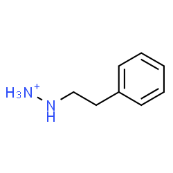 ChemSpider 2D Image | (2-Phenylethyl)hydrazinium | C8H13N2