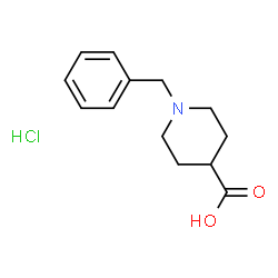 ChemSpider 2D Image | 1-benzylpiperidine-4-carboxylic acid hydrochloride | C13H18ClNO2