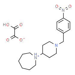 ChemSpider 2D Image | 1-[1-(4-Nitrobenzyl)-4-piperidinyl]azepanium hydrogen oxalate | C20H29N3O6