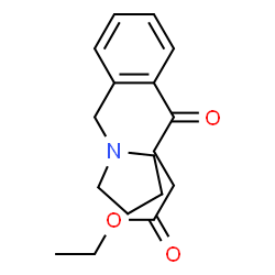 ChemSpider 2D Image | ethyl 4-oxo-4-[2-(pyrrolidinomethyl)phenyl]butyrate | C17H23NO3