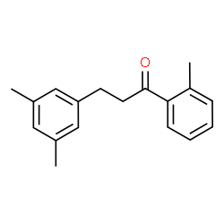 ChemSpider 2D Image | 3-(3,5-Dimethylphenyl)-1-(2-methylphenyl)-1-propanone | C18H20O