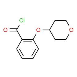 ChemSpider 2D Image | 2-(oxan-4-yloxy)benzoyl chloride | C12H13ClO3