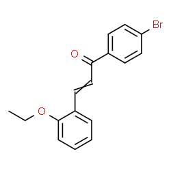 ChemSpider 2D Image | 1-(4-Bromophenyl)-3-(2-ethoxyphenyl)-2-propen-1-one | C17H15BrO2