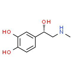 ChemSpider 2D Image | (+)-Epinephrine | C9H13NO3