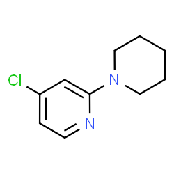 ChemSpider 2D Image | 4-Chloro-2-(1-piperidinyl)pyridine | C10H13ClN2